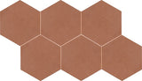 Marazzi Inyo 8" Hexagon Microban Ember