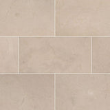 MS International Natural Stone Marble 12" x 24" Honed Crema Marfil Select