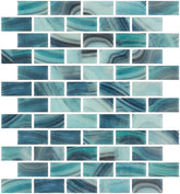 Emser Waterlace 10"x12" Mosaic 1"x2" Polished Gau