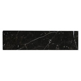 MS International Regallo 3" x 24" Bullnose Polished Marquina Noir