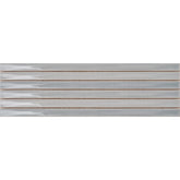 Emser Paralline 1" x 18" Stacked Mosaic 5" x 18" Glossy Ash