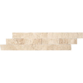 Emser Structure 6" x 24" Stacked ledger Travertine Ivory