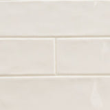 MS International Urbano 12" x 12" Subway 4" x 12" Glossy Crema