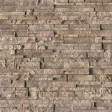 MS International Stacked Stone 12" x 12" Corner Woodville Rustic