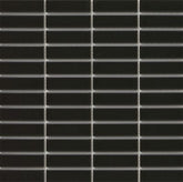 Emser Catch 11" X 12" Stack Mosaic 1" X 3" Glossy Black