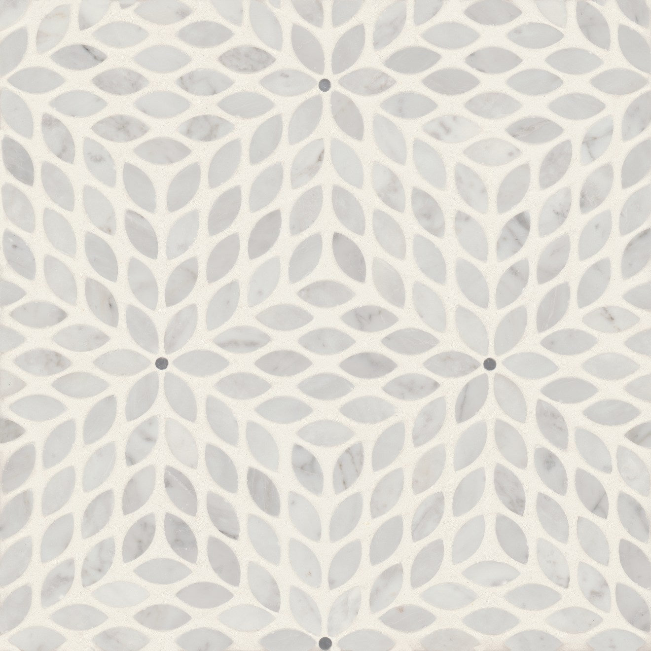 Bedrosians Celeste 14.25" x 16.25" Honed White Carrara/Bardiglio