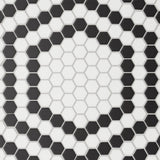 Bedrosians Le Cafe 1" x 1" Deco Design Mosaic  Deco Design 4