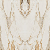 Bedrosians Magnifica Encore Luxury Slab 63" x 126" Bookmatched Satin Calacatta Borghini