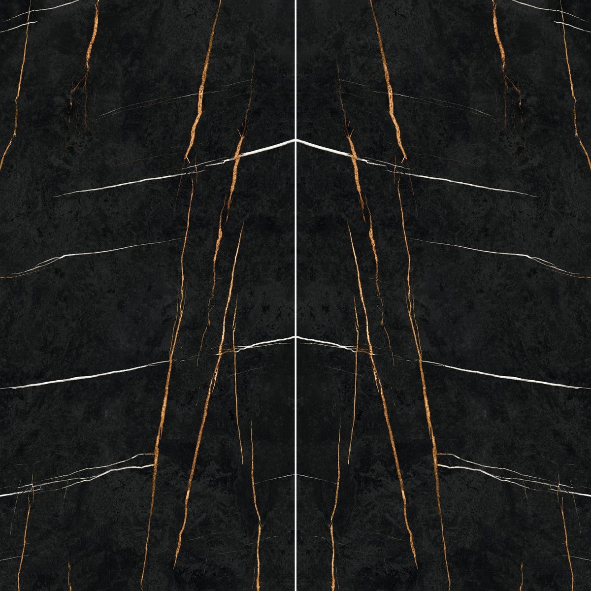 Bedrosians Magnifica Encore Luxury Slab 63" x 126" Bookmatched Polished Sahara Noir