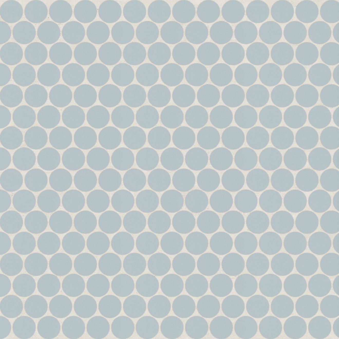 Bedrosians Marin 11.5" X 12.5" Penny Mosaic 0.75 Misty Blue / Light Blue