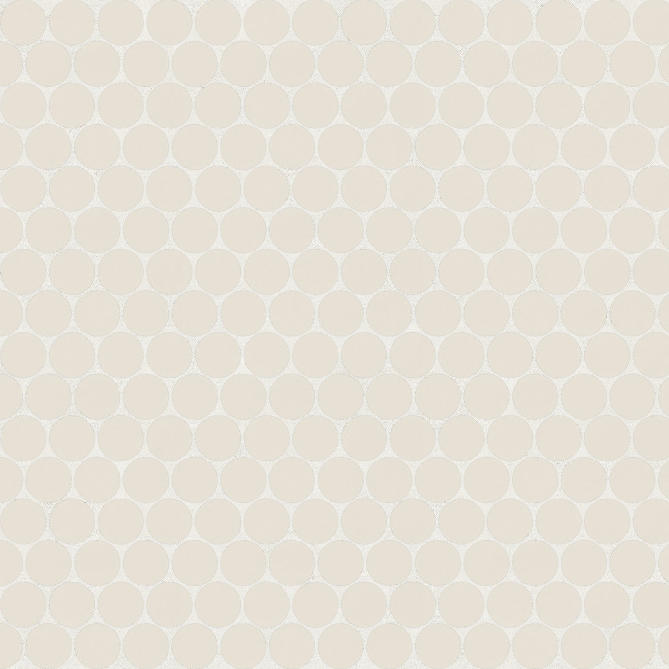 Bedrosians Marin 11.5" X 12.5" Penny Mosaic 0.75 Sand Dollar / Beige