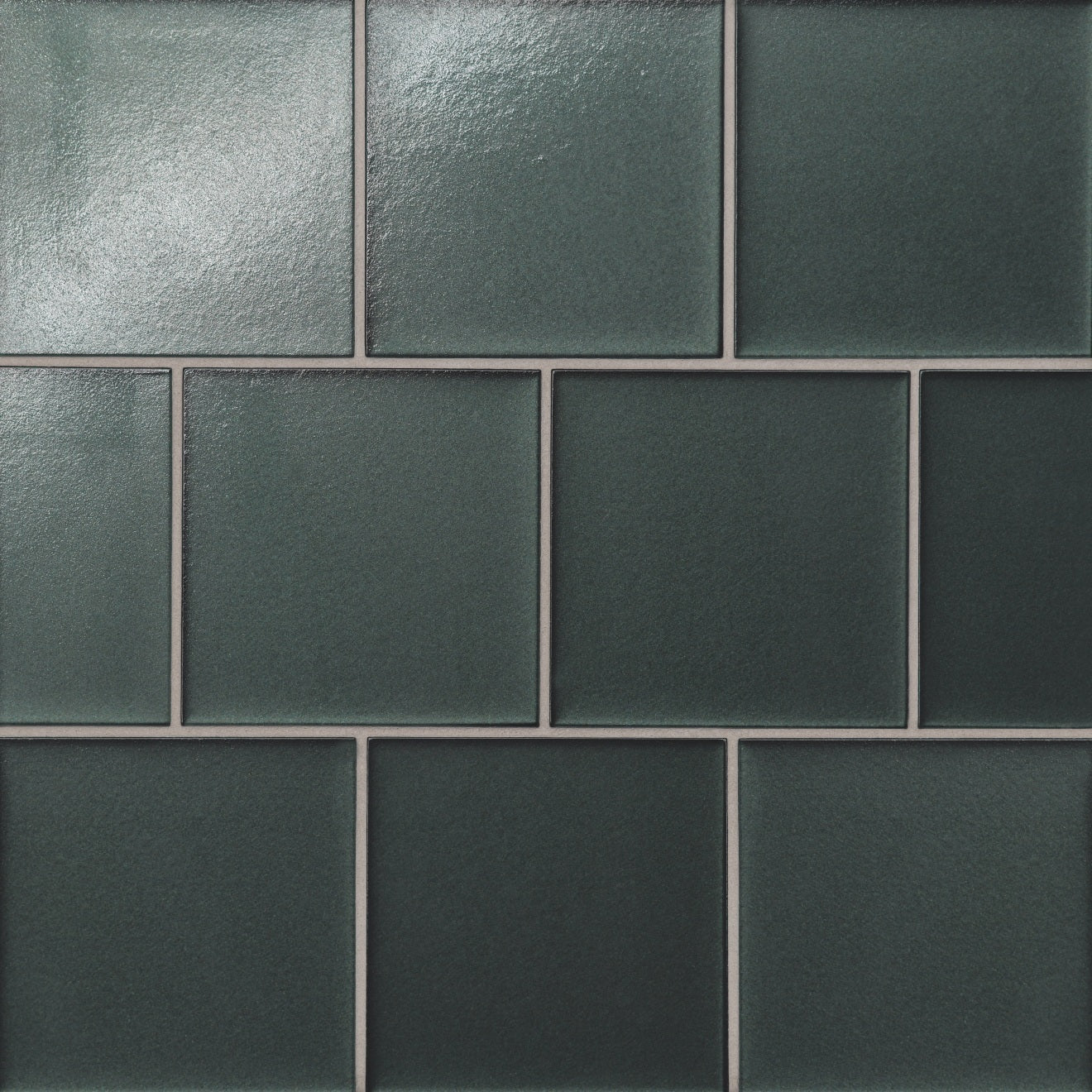 Bedrosians Kaikos 4" X 4" Matte Dark Green