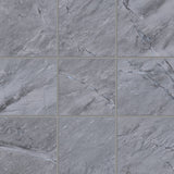 Bedrosians Prati 12"x12" Mosaic 4"x4" Honed Breccia Grey