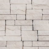 Bedrosians Stone Ledgers 8" x 22" Tumbled Ledger - Wired Mesh Light Beige Limestone