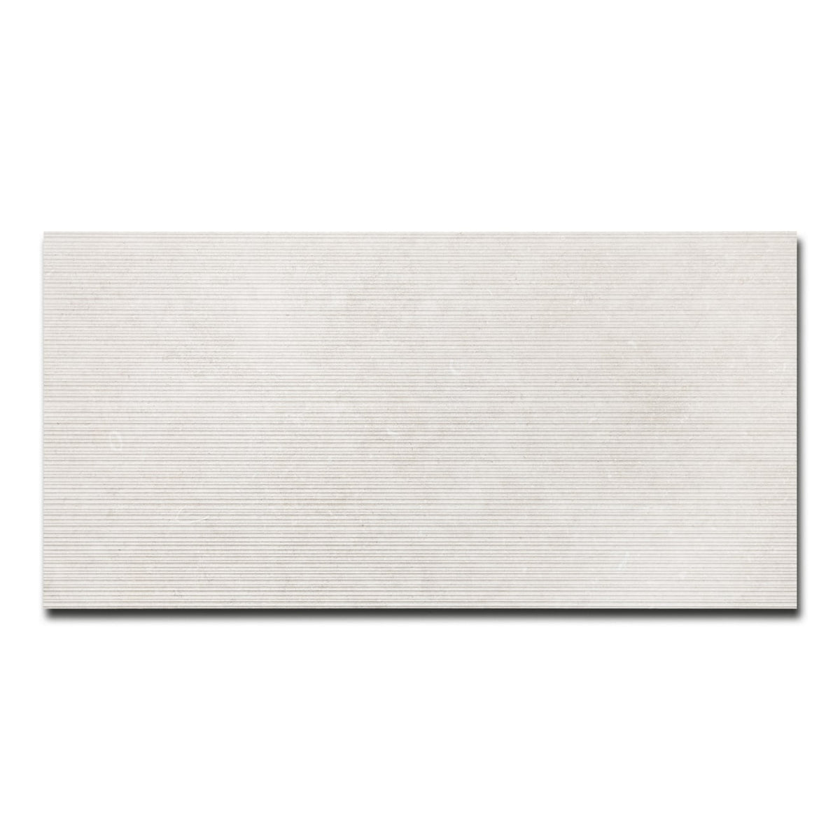 Bedrosians Oda 24" x 48" Ceramic Coast Deco Ice