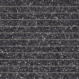 Bedrosians Mystere 1" x 12" Mosaic 12" x 12" Structured Black