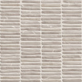 Bedrosians Node 16" x 48" Wall Tile Matte Greige