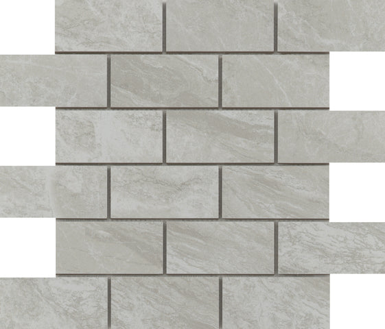 Emser Reserva 12" X 12" OFFset Mosaic 2" X 4"  Manu 