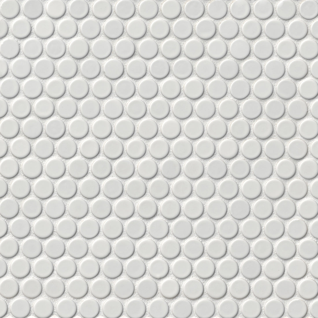 Tile Shop Penny Round 12x12 Mosaic Matte White