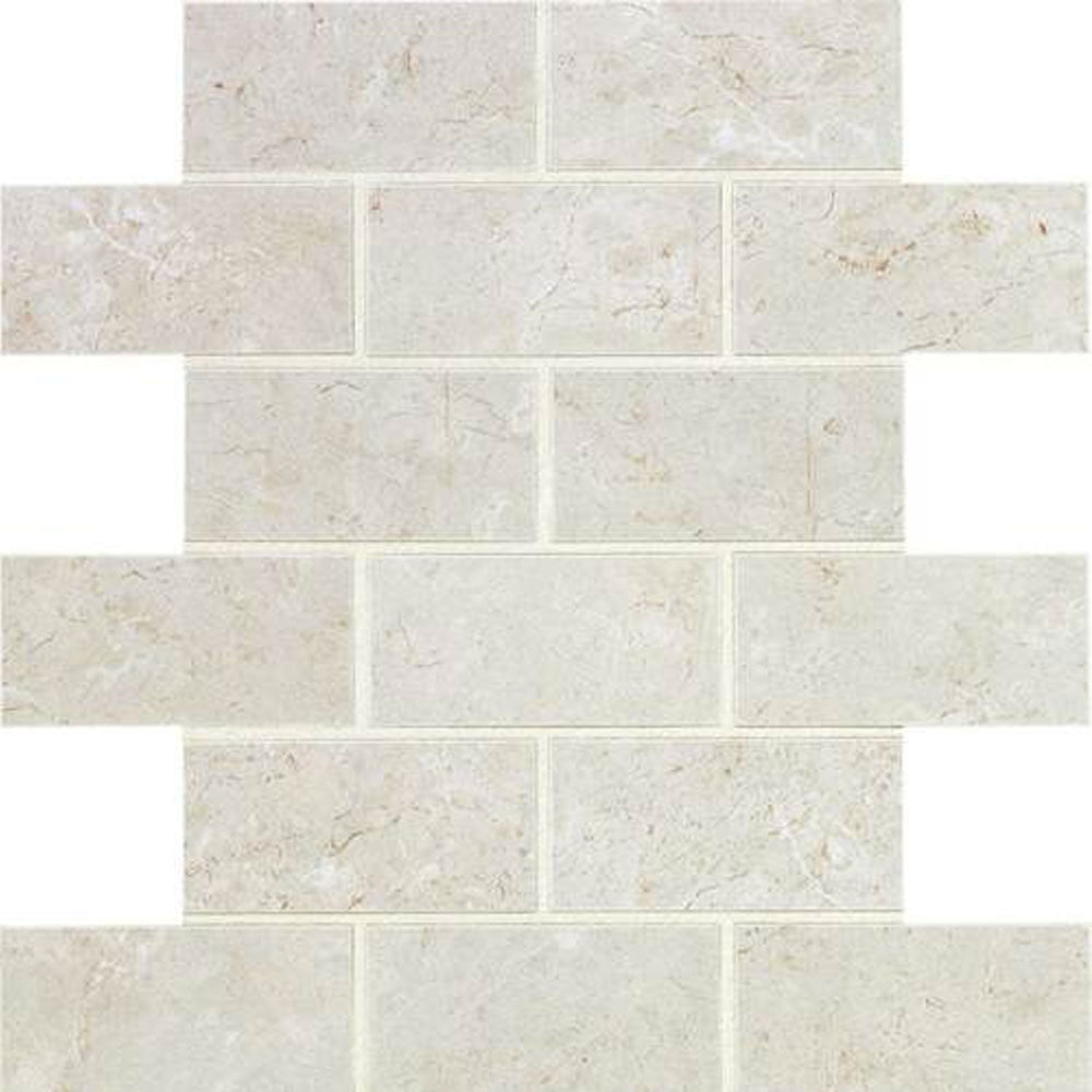 Daltile Florentine 2" X 4" Brick Joint Mosaic Argento