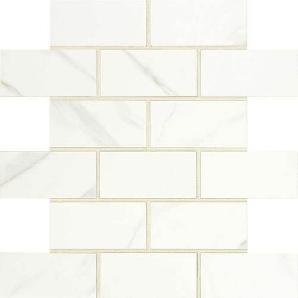Daltile Florentine 2" X 4" Brick Joint Mosaic Carrara