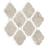 Daltile Decorative Accent 11" x 13" Baroque Mosaic Volcanic Gray Blend