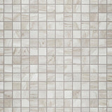 Daltile Platinum 2" x 2" Straight Joint Mosaic 12" x 24" Matte Calacatta Sky
