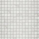 Daltile Platinum 2" x 2" Straight Joint Mosaic 12" x 24" Matte Calacatta Empire