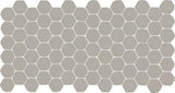 Daltile Keystones 2" Hex Organic Mosaic 12" x 24" Matte Desert Gray