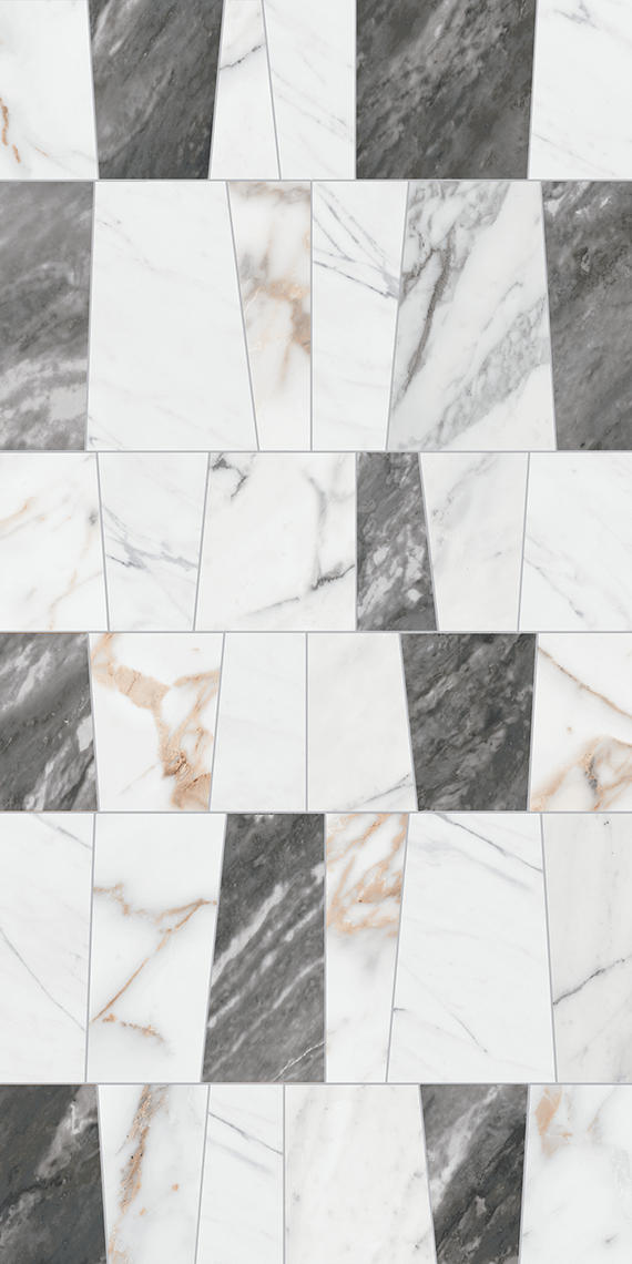 Daltile Marble Attache Lavish 12" x 24" Moderna Deco Moderna Deco