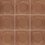 Daltile Nu Bare 4" x 4" Circle Glossy Cocoa