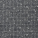 Daltile Poke 3" x 3" Straight Joint Mosaic 12" x 12" Matte Raven Flecks