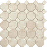 Daltile Relicca 2" Octagon Dot Mosaic 12" x 12" Mixed Unbound
