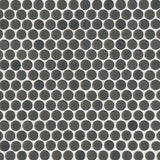 Bedrosians 360 3/4" Penny Rounds Mosaic - Matte 12"x12" Iron