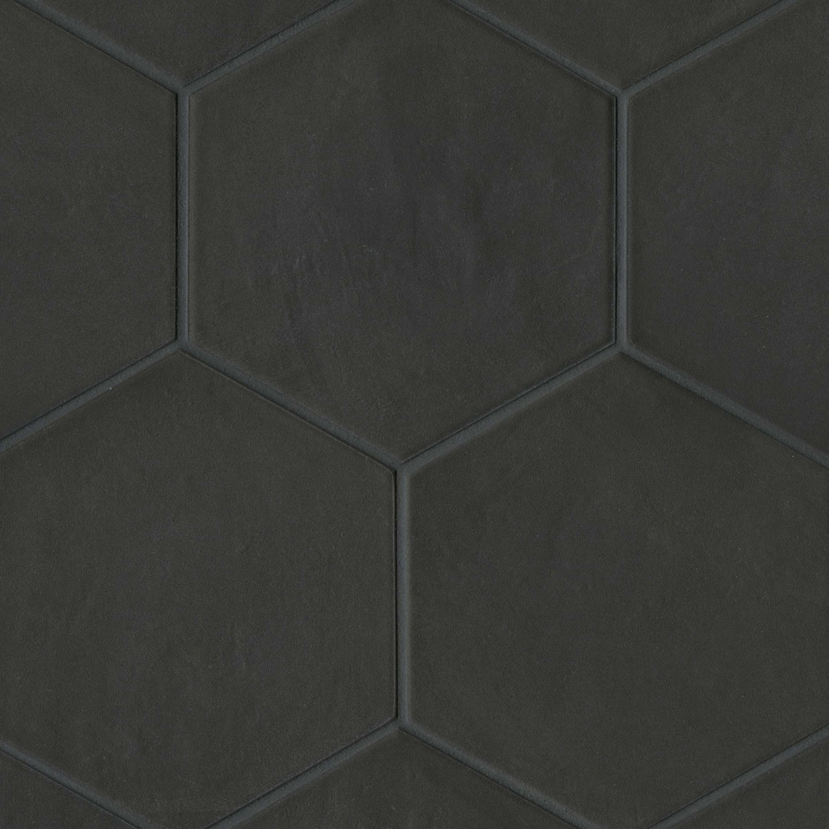 Bedrosians Allora 8.5"x 10" Hexagon Black