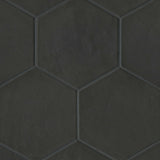 Bedrosians Allora 8.5"x 10" Hexagon Black