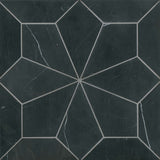 Bedrosians Blomma 12" x 12" Nero