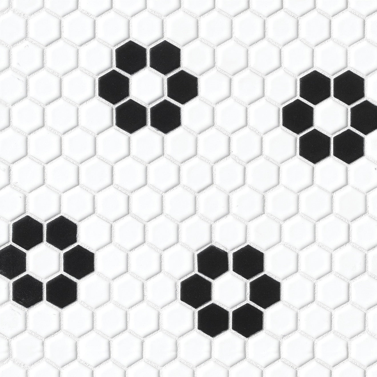 Bedrosians Le Cafe 1" x 1" Deco Design Mosaic  Deco Design 2