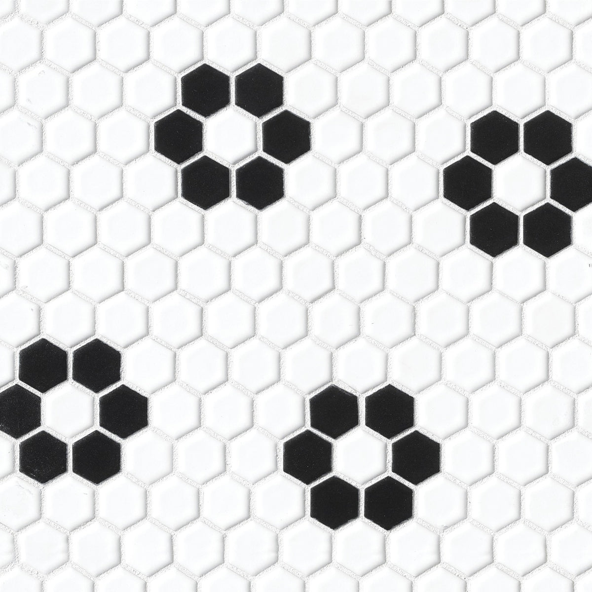 Bedrosians Le Cafe 1" x 1" Deco Design Mosaic  Deco Design 2