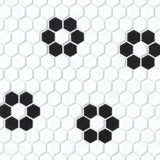 Bedrosians Le Cafe 1" x 1" Deco Design Mosaic  Deco Design 2
