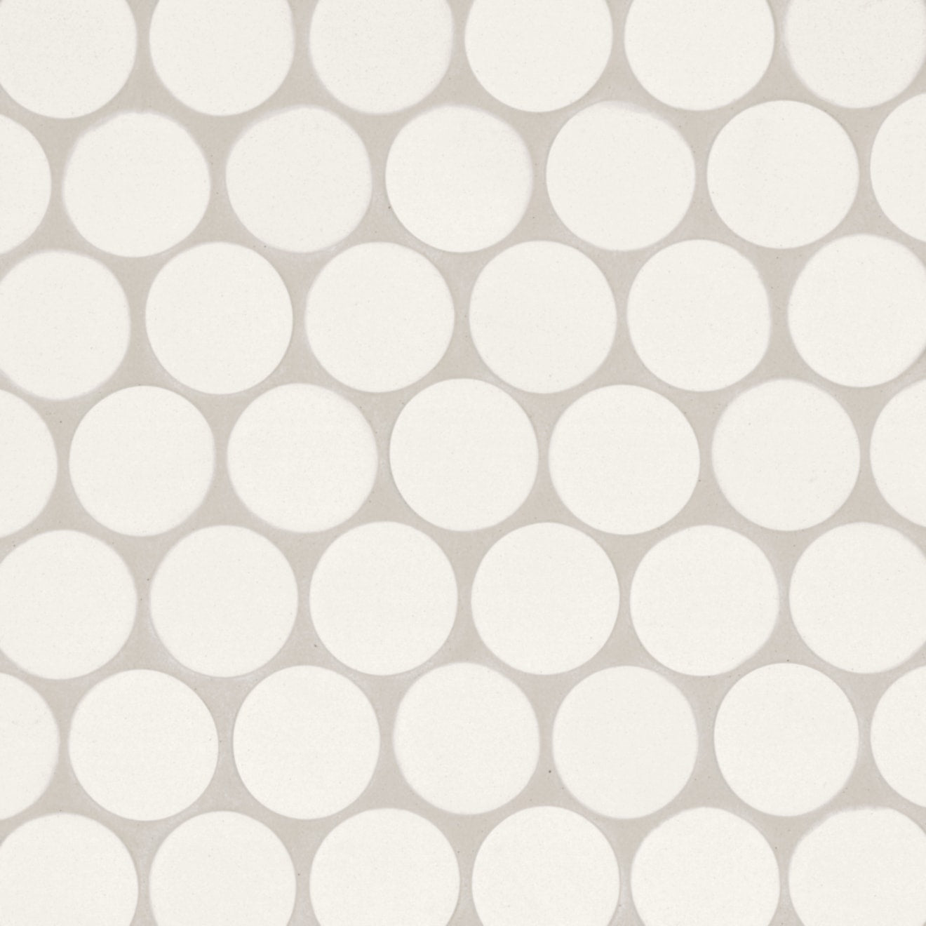 Bedrosians Makoto 10" x 10" Round Matte  Shoji White 