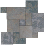 Daltile Slate Versaille Pattern Natural Cleft Indian Multicolor