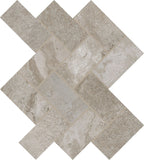Daltile Archaia 2" X 4" Herringbone Atlas Grey