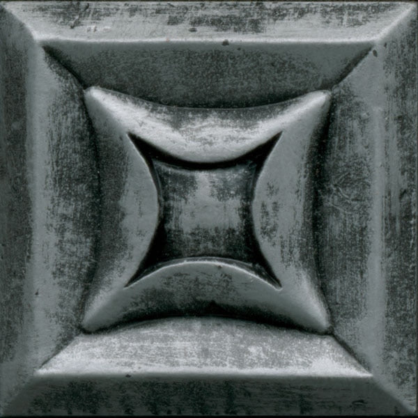 Daltile Anthology Armor 2" X 2" Deco Star Forged Steel