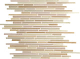 Daltile Caprice 12" x 12" Random Interlocking Vanilla