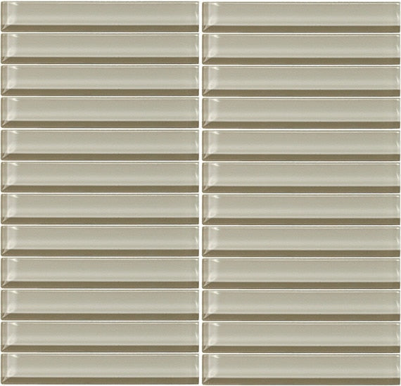 Daltile Color Wave 1" X 1" Mosaic Silver Mink