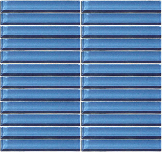 Daltile Color Wave 1" X 1" Mosaic Twilight Blue