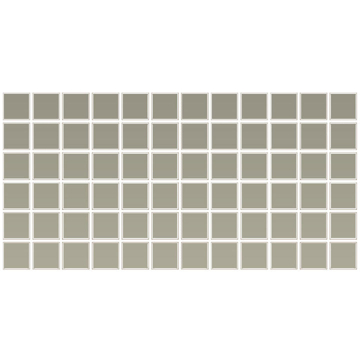 Daltile Color Wheel Mosaic 2" X 2" Straight Joint Glossy Architectural Gray