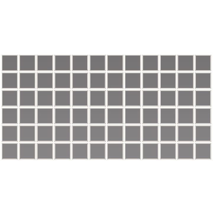 Daltile Color Wheel Mosaic 2" X 2" Straight Joint Glossy Suede Gray