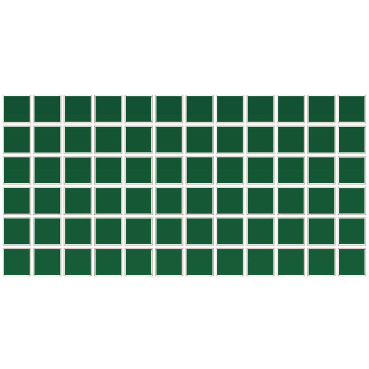 Daltile Color Wheel Mosaic 2" X 2" Straight Joint Glossy Emerald